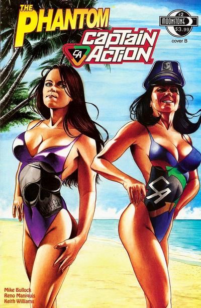 Cover for The Phantom - Captain Action (Moonstone, 2010 series) #2 [Cover B]
