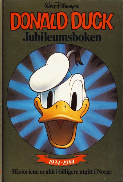 Cover for Donald Duck bøker [Gullbøker] (Hjemmet / Egmont, 1984 series) #[1984] - Jubileumsboken