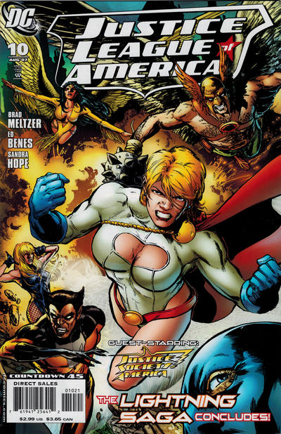 Cover for Justice League of America (DC, 2006 series) #10 [Phil Jimenez Cover]