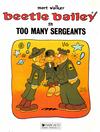 Cover for Beetle Bailey "Too Many Sergeants" (Dargaud International Publishing, 1984 series) 
