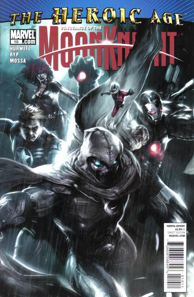 Cover for Vengeance of the Moon Knight (Marvel, 2009 series) #10