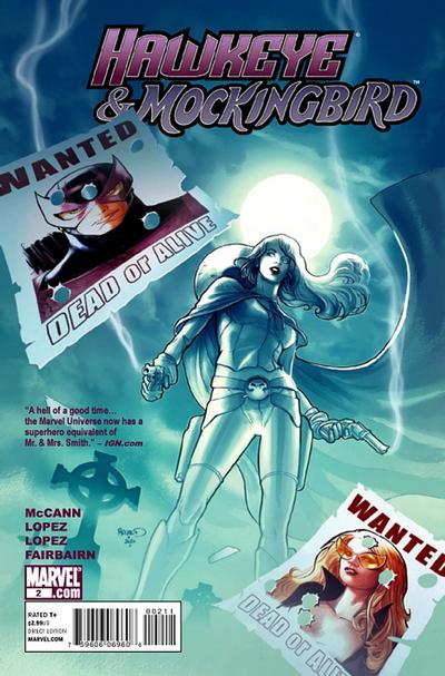 Cover for Hawkeye & Mockingbird (Marvel, 2010 series) #2