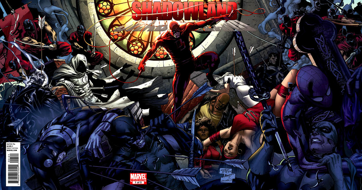 Cover for Shadowland (Marvel, 2010 series) #1 [Billy Tan Variant Cover]