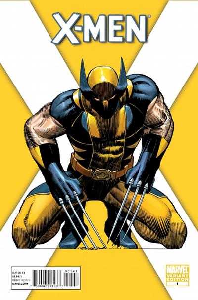 Cover for X-Men (Marvel, 2010 series) #1 [Wolverine Cover]