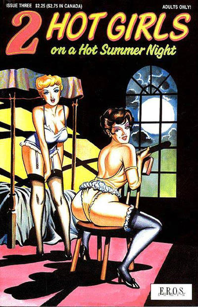 Cover for 2 Hot Girls on a Hot Summer Night (Fantagraphics, 1991 series) #3