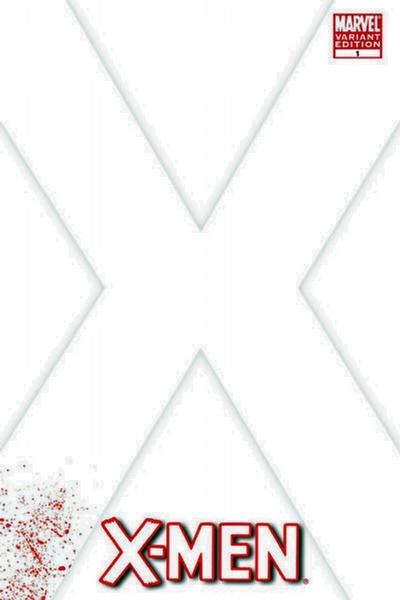 Cover for X-Men (Marvel, 2010 series) #1 [White X Cover]
