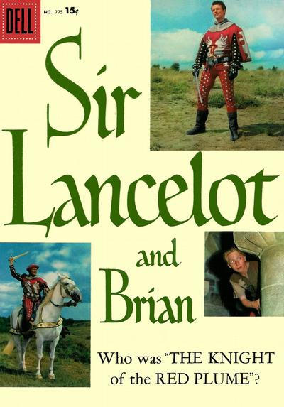 Cover for Four Color (Dell, 1942 series) #775 - Sir Lancelot and Brian [15¢]