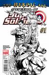 Cover Thumbnail for Steve Rogers: Super-Soldier (2010 series) #1 [Black-and-White Variant Edition]