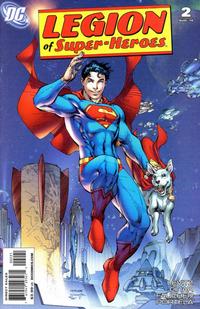 Cover Thumbnail for Legion of Super-Heroes (DC, 2010 series) #2 [Jim Lee / Scott Williams Cover]