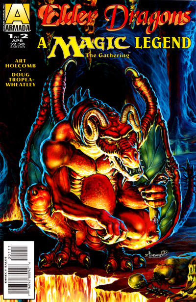 Cover for Magic: The Gathering -- Elder Dragons (Acclaim / Valiant, 1996 series) #1