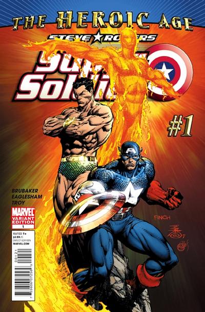 Cover for Steve Rogers: Super-Soldier (Marvel, 2010 series) #1 [Variant Edition]
