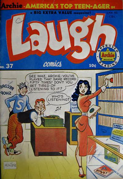 Cover for Laugh Comics (Bell Features, 1948 series) #37