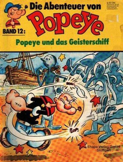 Cover for Die Abenteuer von Popeye (Egmont Ehapa, 1975 series) #12 - Popeye und das Geisterschiff