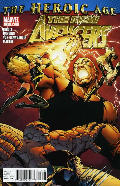Cover for New Avengers (Marvel, 2010 series) #2