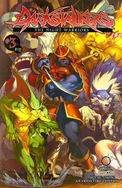 Cover for Darkstalkers the Night Warriors (Udon Comics, 2010 series) #3 [Cover A by Alvin Lee]