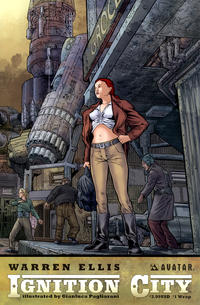Cover Thumbnail for Warren Ellis' Ignition City (Avatar Press, 2009 series) #1 [Wrap Cover]