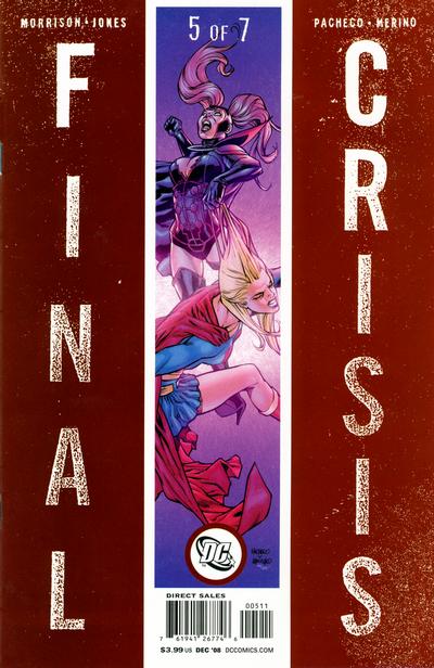 Cover for Final Crisis (DC, 2008 series) #5 [Sliver Cover]
