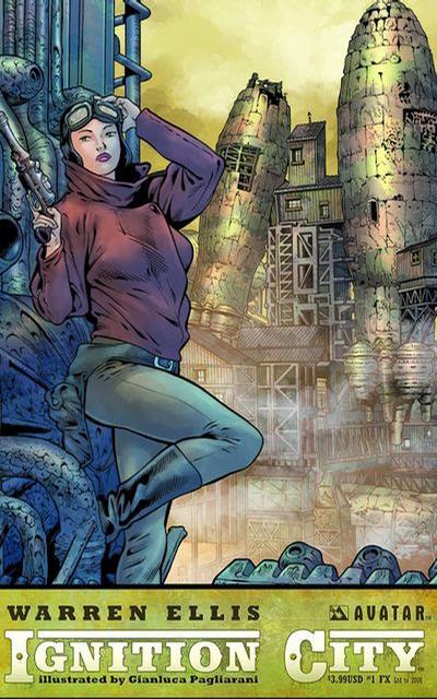 Cover for Warren Ellis' Ignition City (Avatar Press, 2009 series) #1 [FX Convention Cover]