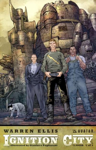 Cover for Warren Ellis' Ignition City (Avatar Press, 2009 series) #2