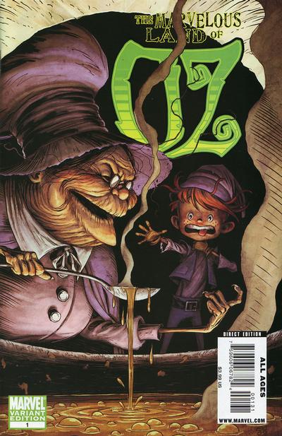 Cover for The Marvelous Land of Oz (Marvel, 2010 series) #1 [Variant Edition - Eric Shanower]