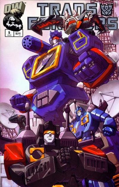 Cover for Transformers: Generation 1 (Dreamwave Productions, 2002 series) #5 [Decepticons Cover]