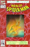 Cover Thumbnail for Web of Spider-Man (1985 series) #90 [Direct - Second Printing - Gold Hologram]