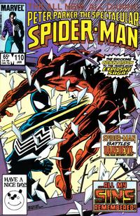 Cover for The Spectacular Spider-Man (Marvel, 1976 series) #110 [Direct]