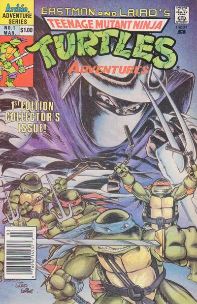 Cover for Teenage Mutant Ninja Turtles Adventures (Archie, 1989 series) #1 [Newsstand]