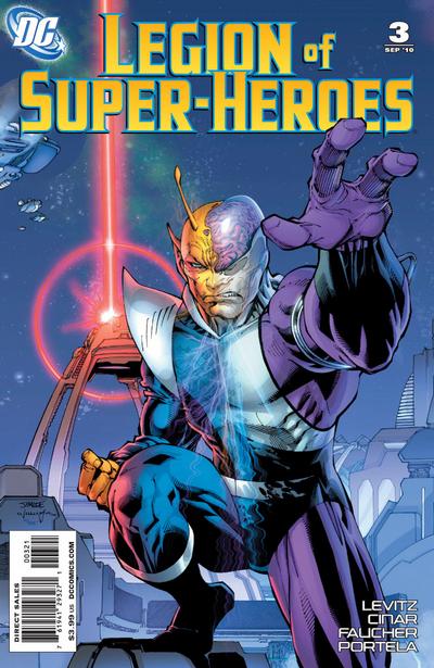 Cover for Legion of Super-Heroes (DC, 2010 series) #3 [Jim Lee / Scott Williams Cover]