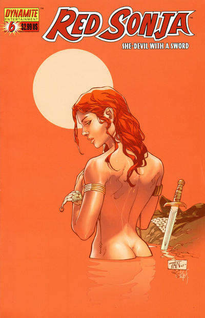 Cover for Red Sonja (Dynamite Entertainment, 2005 series) #6 [Billy Tan Cover]