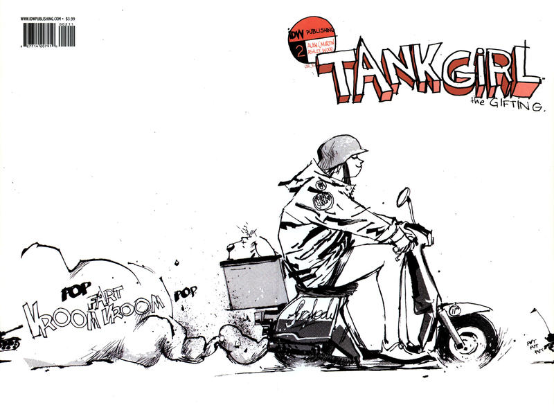 Cover for Tank Girl: The Gifting (IDW, 2007 series) #2 [Cover B]