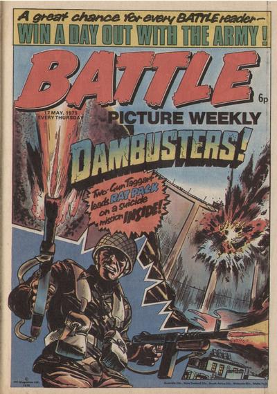 Cover for Battle Picture Weekly (IPC, 1975 series) #17 May 1975 [11]