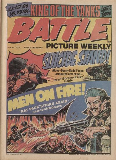 Cover for Battle Picture Weekly (IPC, 1975 series) #19 July 1975 [20]