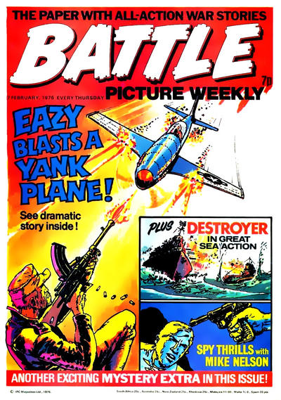Cover for Battle Picture Weekly (IPC, 1975 series) #7 February 1976 [49]