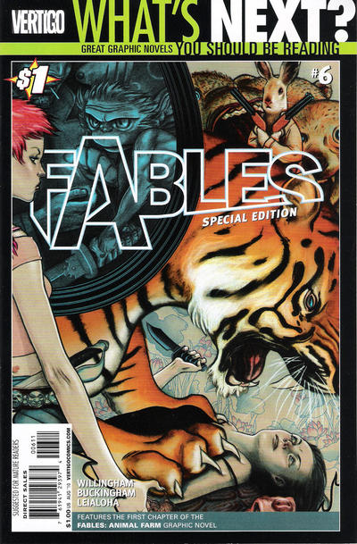 Cover for Fables #6 Special Edition (DC, 2010 series) 