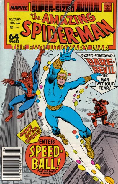 Cover for The Amazing Spider-Man Annual (Marvel, 1964 series) #22 [Newsstand]