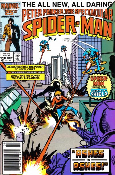 Cover for The Spectacular Spider-Man (Marvel, 1976 series) #118 [Direct]
