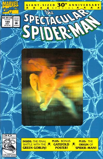 Cover for The Spectacular Spider-Man (Marvel, 1976 series) #189 [Direct - Second Printing]