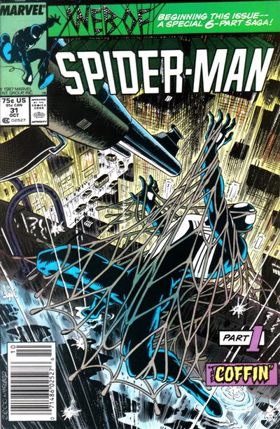 Cover for Web of Spider-Man (Marvel, 1985 series) #31 [Newsstand]
