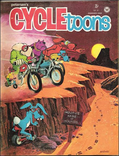 Cover for CYCLEtoons (Petersen Publishing, 1968 series) #February 1968 [1]
