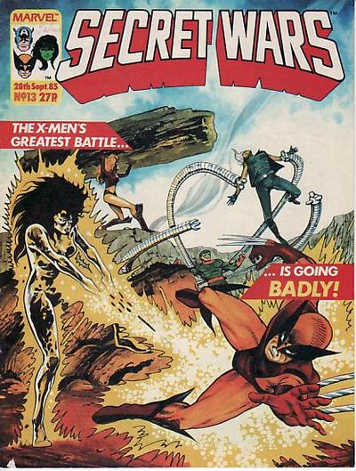 Cover for Marvel Super Heroes Secret Wars (Marvel UK, 1985 series) #13
