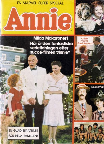 Cover for Annie (Marvel Super Special) (Atlantic Förlags AB, 1982 series) 