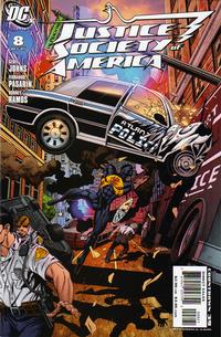 Cover Thumbnail for Justice Society of America (DC, 2007 series) #8 [Dale Eaglesham / Rodney Ramos Cover]