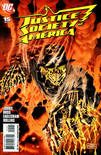 Cover Thumbnail for Justice Society of America (DC, 2007 series) #15 [Dale Eaglesham / Prentis Rollins Cover]