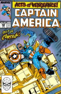 Cover for Captain America (Marvel, 1968 series) #366 [Direct]