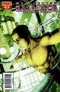 Cover for Battlestar Galactica: Season Zero (Dynamite Entertainment, 2007 series) #11 [Art Cover - Jackson Herbert]
