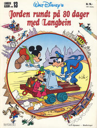 Cover Thumbnail for Langbein album (Hjemmet / Egmont, 1977 series) #13 - Jorden rundt på 80 dager med Langbein