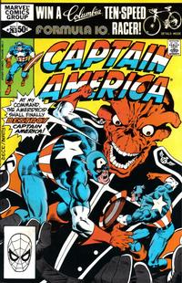 Cover for Captain America (Marvel, 1968 series) #263 [Direct]