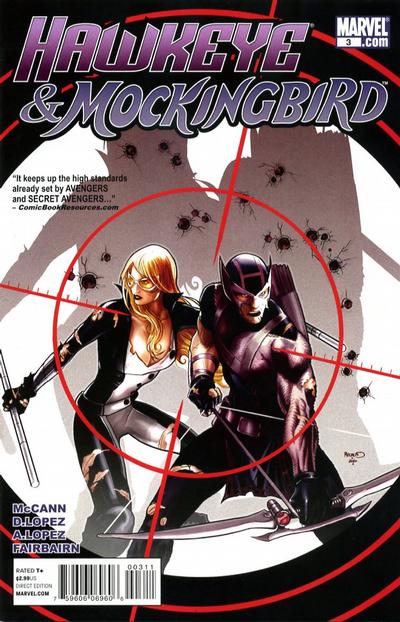 Cover for Hawkeye & Mockingbird (Marvel, 2010 series) #3