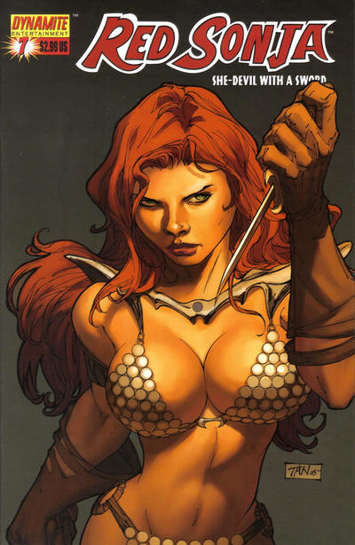 Cover for Red Sonja (Dynamite Entertainment, 2005 series) #7 [Billy Tan Cover]